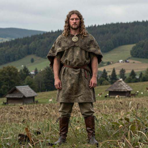 Portrait reconstruction of A man buried in Slovakia in the Late Antiquity era