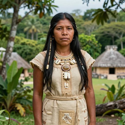 Portrait of ancient individual I6236 from Belize, dated 2621 BCE - 2469 BCE