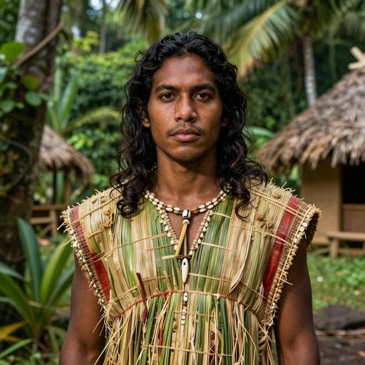 Portrait of ancient individual I13268 from Belize, dated 7711 BCE - 7523 BCE