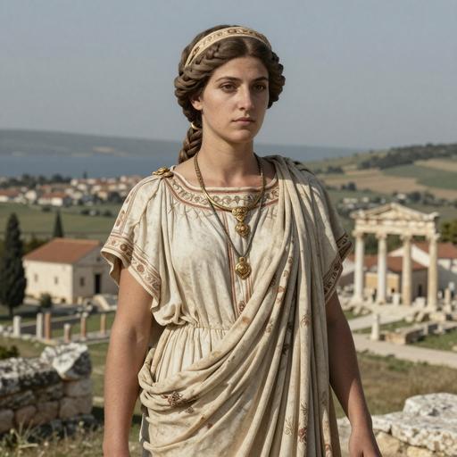 Portrait reconstruction of A woman buried in Croatia in the Late Antiquity era
