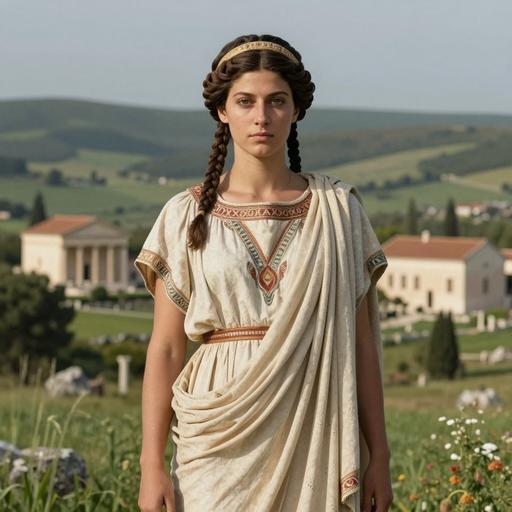 Portrait reconstruction of A woman buried in Croatia in the Late Antiquity era