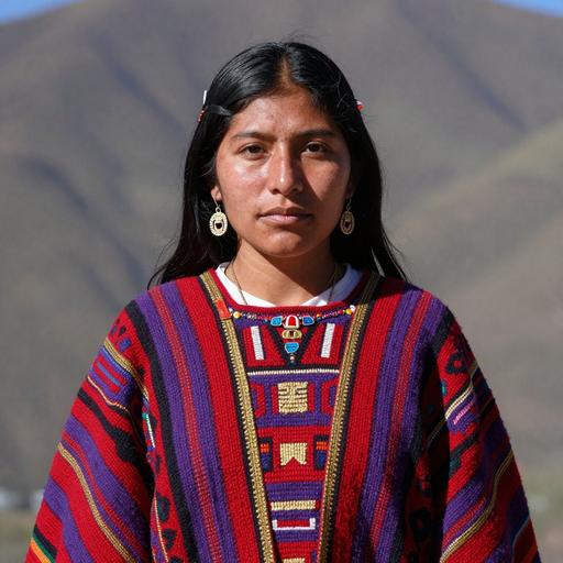 Portrait of ancient individual KMA-19-1 from Peru, dated 1420 CE - 1532 CE