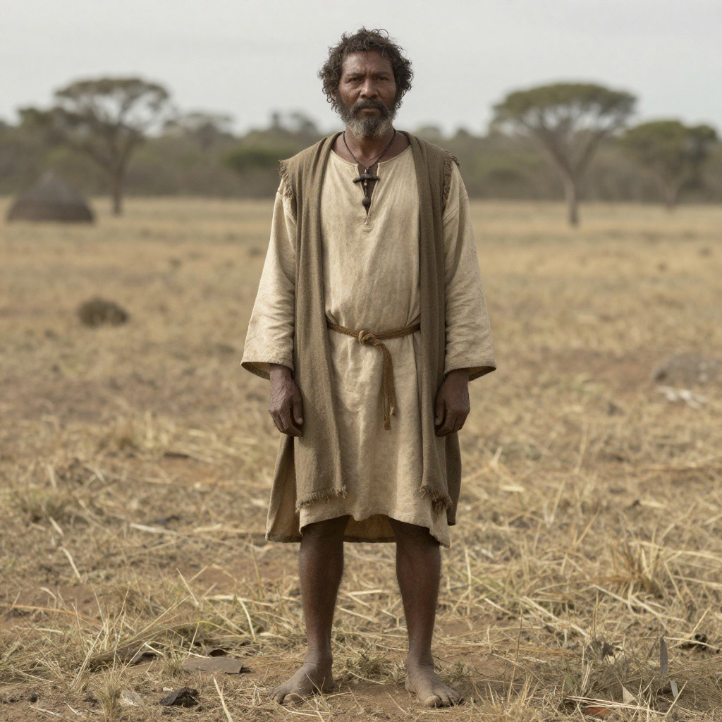 Portrait of ancient individual MH8 from Australia, dated 400-1800 CE