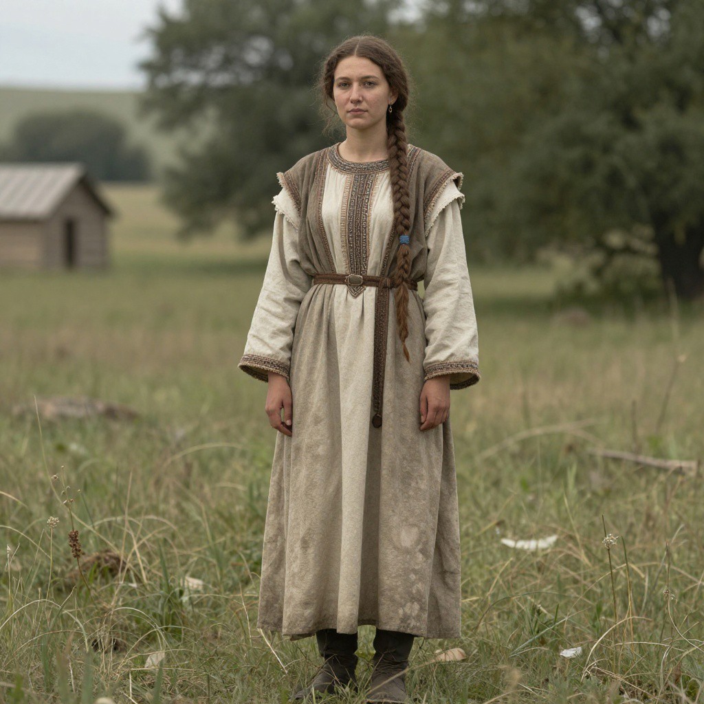 Portrait reconstruction of A woman buried in Russia in the  era