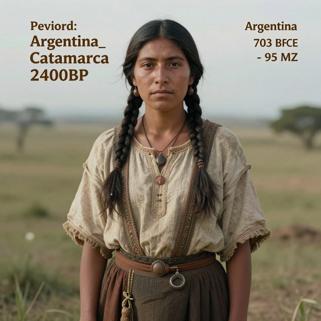 Portrait of ancient individual I12944 from Argentina, dated 752-181 calBCE (2360±80 BP, LP-2981)