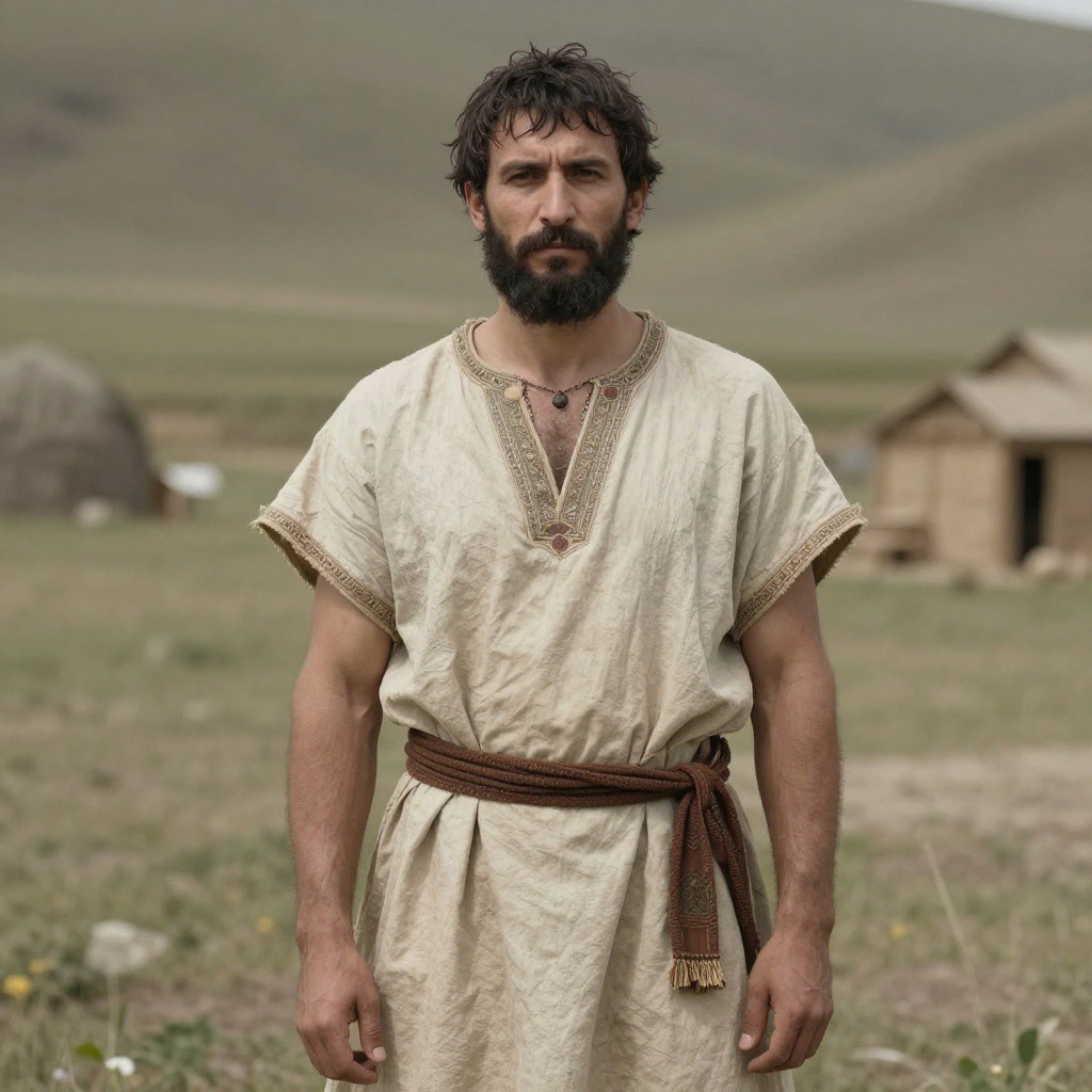Portrait reconstruction of A man buried in Russia in the  era