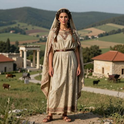 Portrait reconstruction of A woman buried in Slovakia in the Middle Ages era