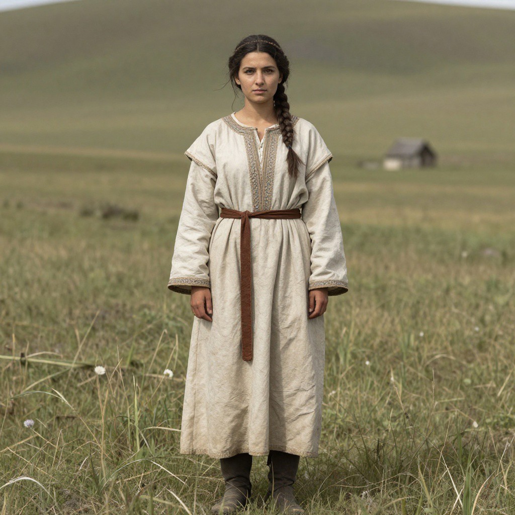 Portrait reconstruction of A woman buried in Russia in the  era