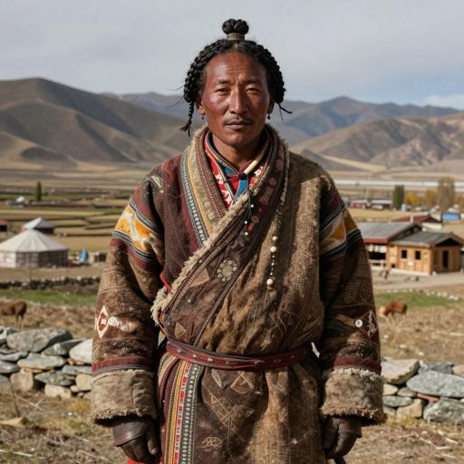 Portrait of ancient individual C5146 from China, dated 353 BCE - 54 BCE