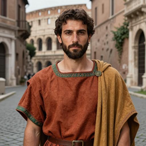 Portrait reconstruction of A man buried in Italy in the Middle Ages era