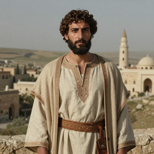 Portrait reconstruction of A man buried in Lebanon in the Late Antiquity era