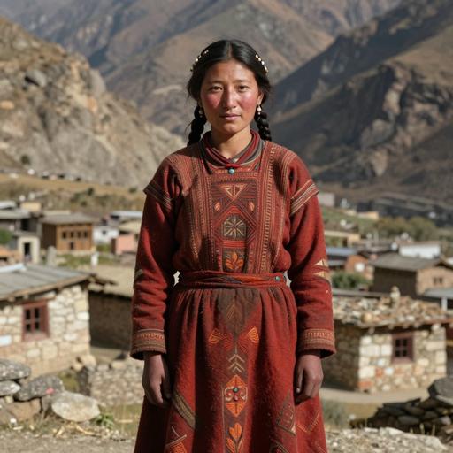 Portrait of ancient individual M368 from Nepal, dated 800 BCE - 150 CE