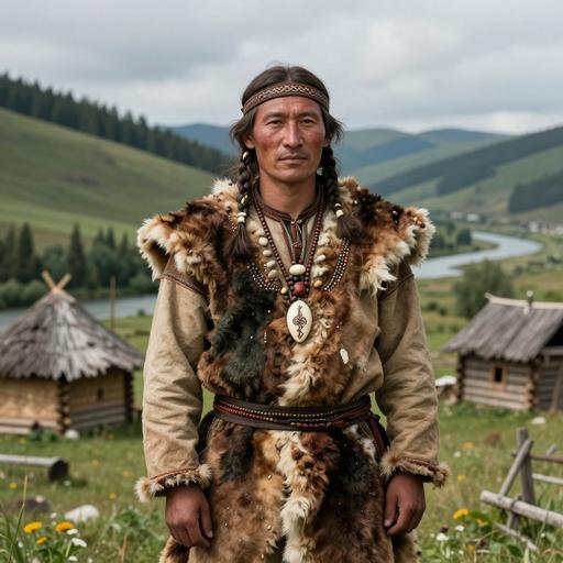 Portrait of ancient individual FRS002 from Russia, dated 5521 BCE - 5378 BCE