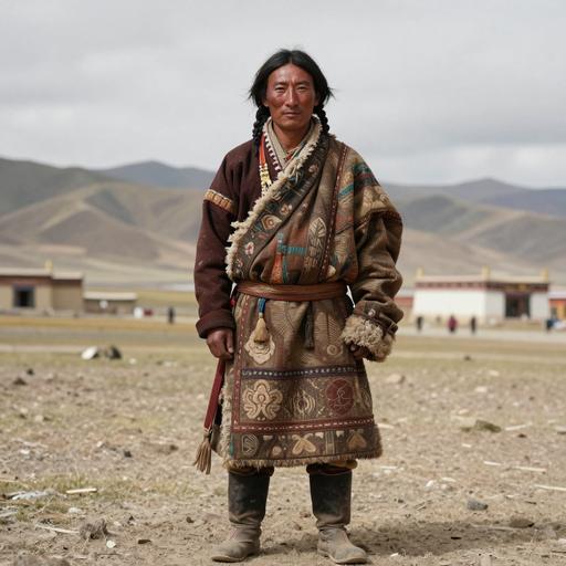 Portrait of ancient individual C5184 from China, dated 431 CE - 587 CE