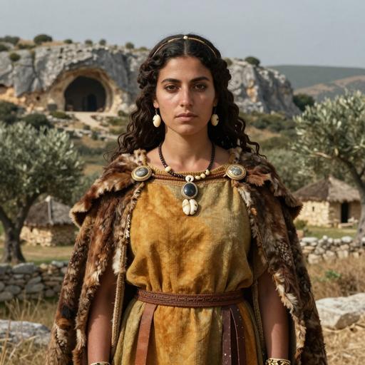 Portrait of ancient individual TORTF from France, dated 2008 BCE - 1825 BCE