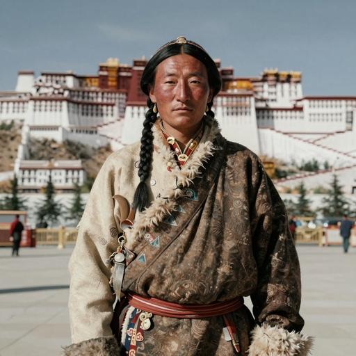 Portrait of ancient individual C5144 from China, dated 895 CE - 1035 CE