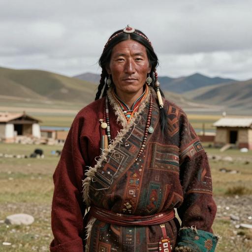 Portrait of ancient individual C4570 from China, dated 398 BCE - 208 BCE