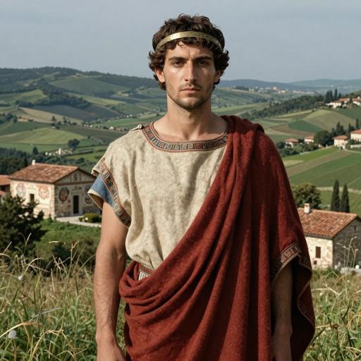 Portrait of ancient individual R10337 from Italy, dated 152 BCE