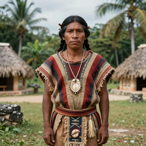 Portrait of ancient individual I7543 from Belize, dated 2017 BCE - 1778 BCE