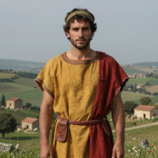Portrait of ancient individual R10363 from Italy, dated 391 BCE