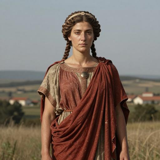 Portrait reconstruction of A woman buried in Croatia in the Middle Ages era