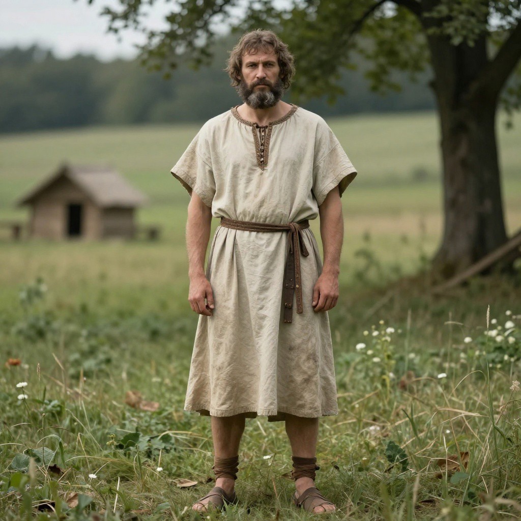 Portrait of ancient individual MGS303 from Austria, dated 650-800 CE