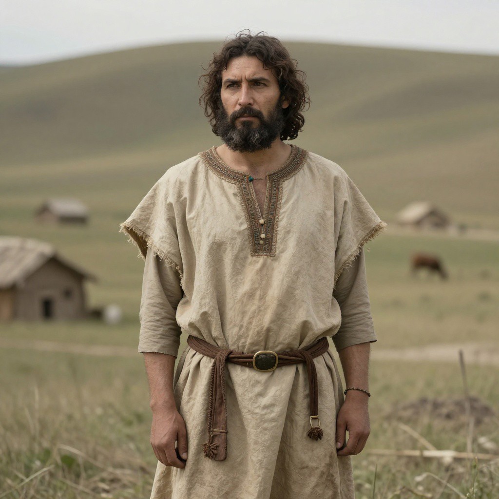 Portrait reconstruction of A man buried in Russia in the  era
