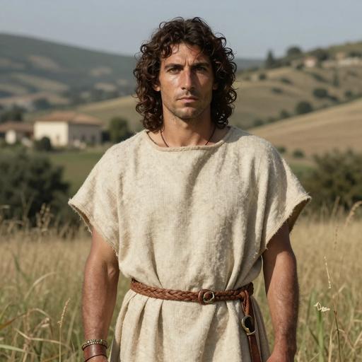 Portrait reconstruction of A man buried in Italy in the Bronze Age era