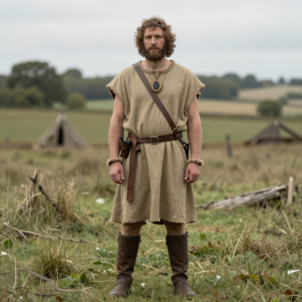 Portrait reconstruction of A man buried in United Kingdom in the  era