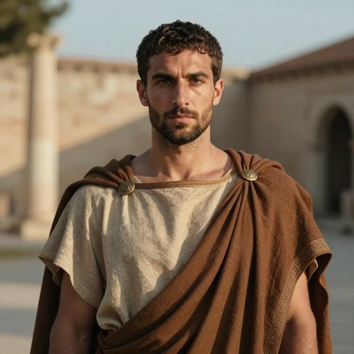 Portrait reconstruction of A man buried in Serbia in the Late Antiquity era