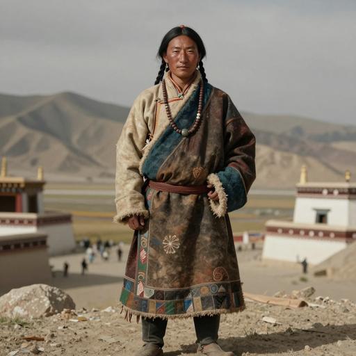 Portrait of ancient individual C4566 from China, dated 398 BCE - 208 BCE