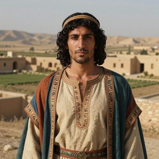 Portrait reconstruction of A man buried in Syria in the Middle Ages era