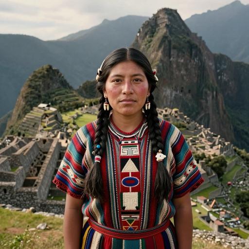 Portrait of ancient individual QKI-4 from Peru, dated 1420 CE - 1532 CE