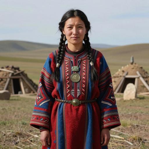 Portrait of ancient individual lc8544 from Russia, dated 200 CE - 300 CE