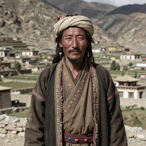 Portrait of ancient individual S143_S173 from Nepal, dated 350 CE - 1000 CE