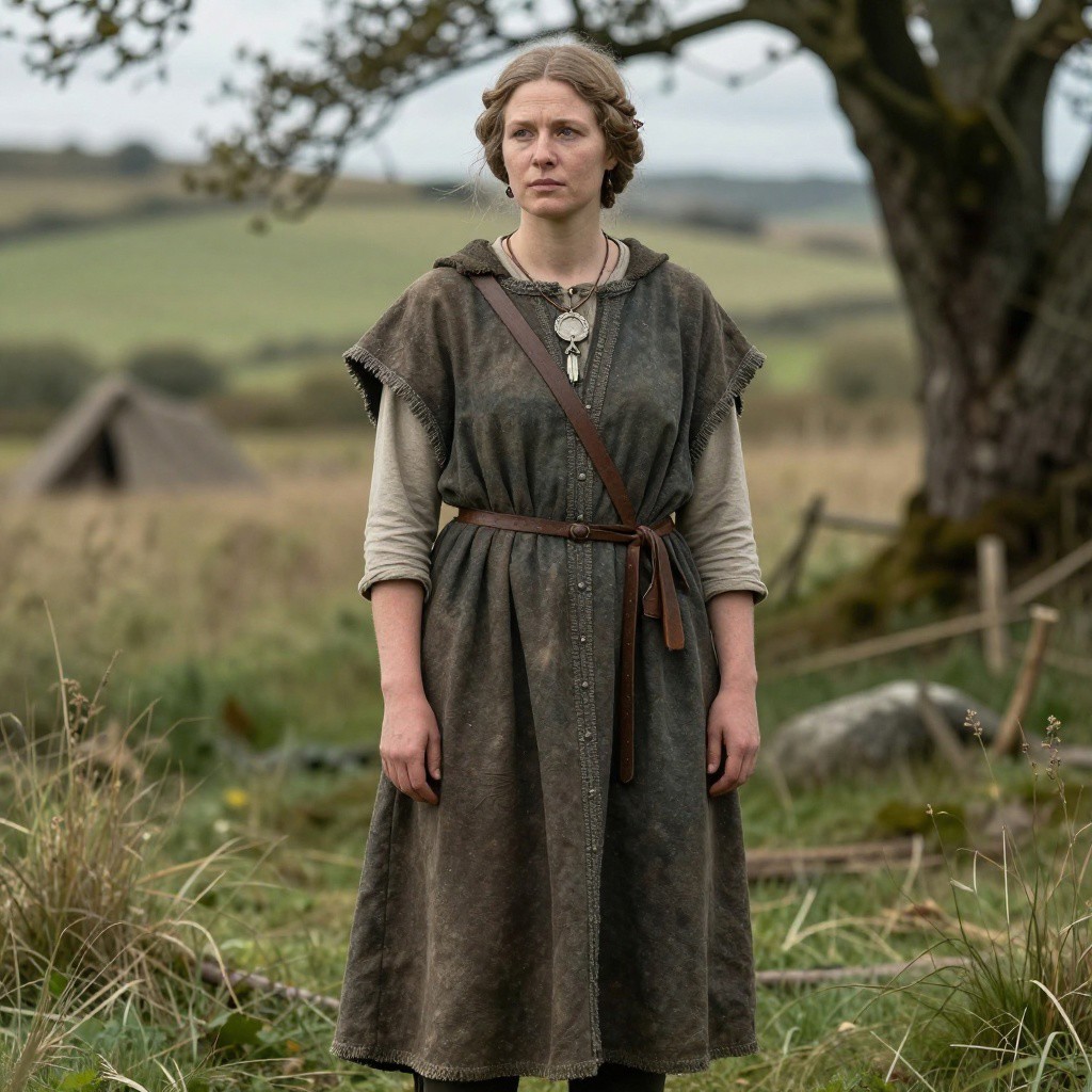 Portrait reconstruction of A woman buried in United Kingdom in the  era