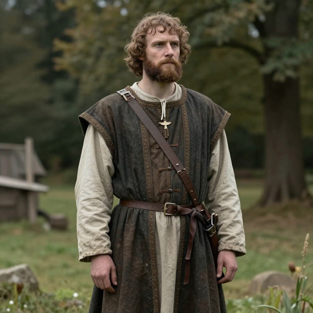 Reconstructed portrait of High Medieval Late Medieval individual, St Rombout's (Vlaams Gewest, Antwerpen, Malines, Mechelen), Belgium (1,076-1,424 CE)