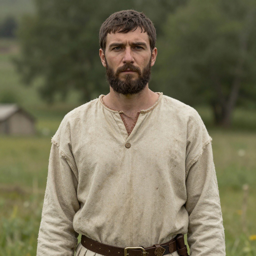 Portrait reconstruction of A man buried in Russia in the  era