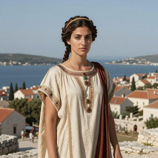 Portrait reconstruction of A woman buried in Croatia in the Late Antiquity era