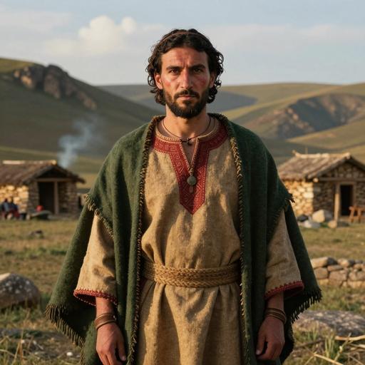 Portrait reconstruction of A man buried in Armenia in the Iron Age era