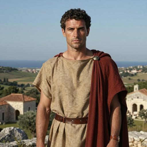 Portrait reconstruction of A man buried in Croatia in the Late Antiquity era
