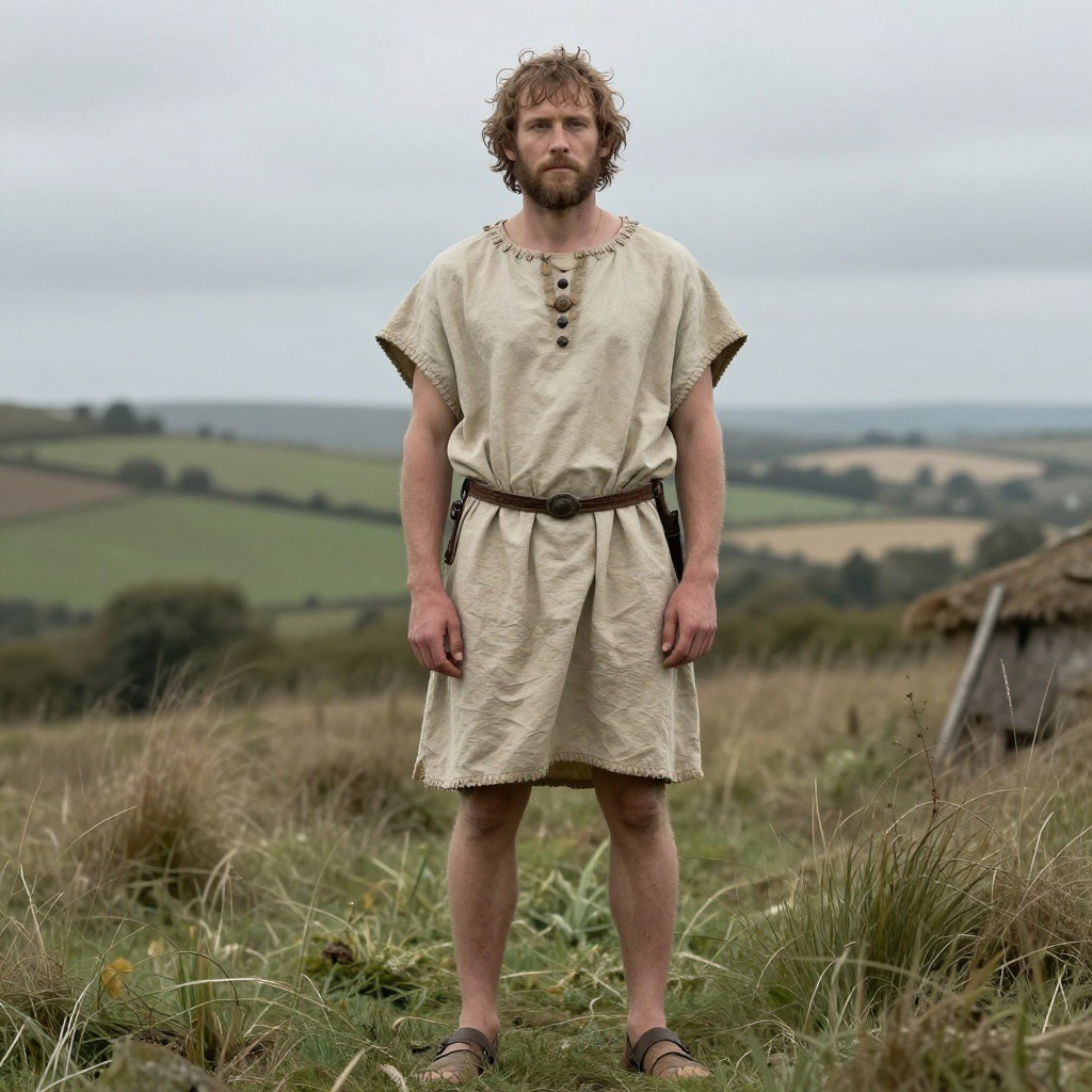 Portrait reconstruction of A man buried in United Kingdom in the  era