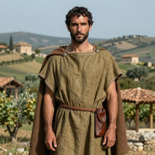 Portrait of ancient individual R10342 from Italy, dated 159 BCE