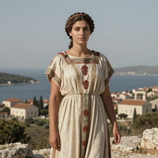 Portrait reconstruction of A woman buried in Croatia in the Middle Ages era