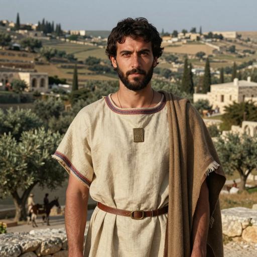Portrait reconstruction of A man buried in Lebanon in the Late Antiquity era