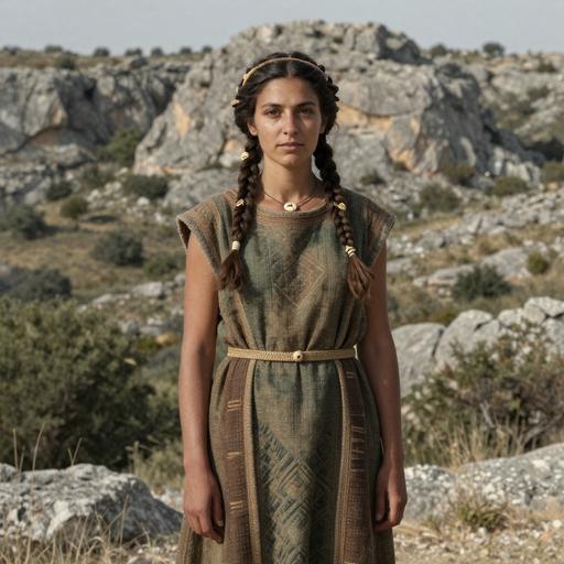 Portrait of ancient individual GBVPL from France, dated 2574 BCE - 2473 BCE