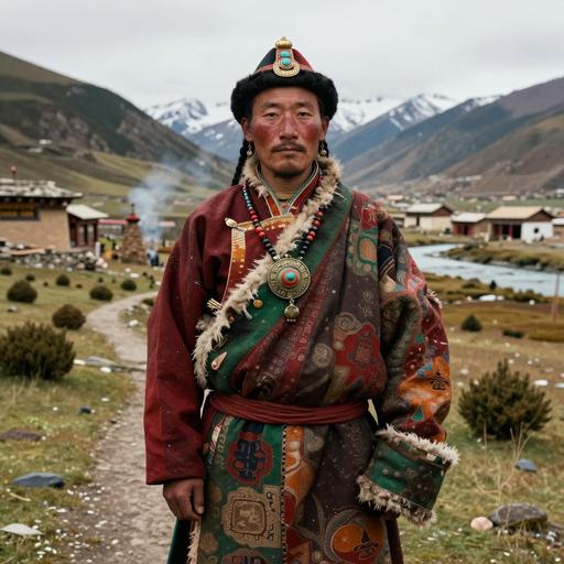 Portrait of ancient individual C5145 from China, dated 392 BCE - 204 BCE