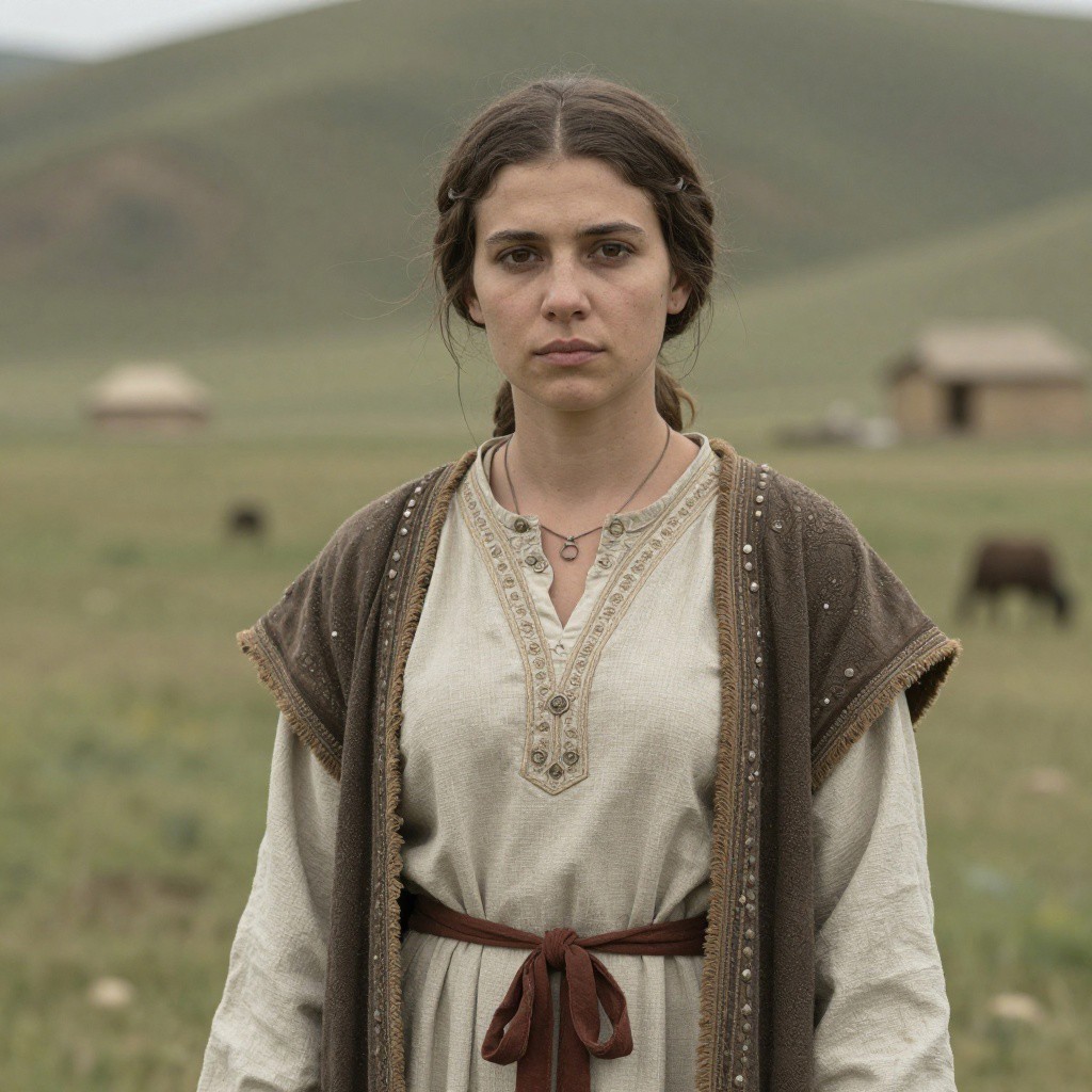 Portrait reconstruction of A woman buried in Russia in the  era