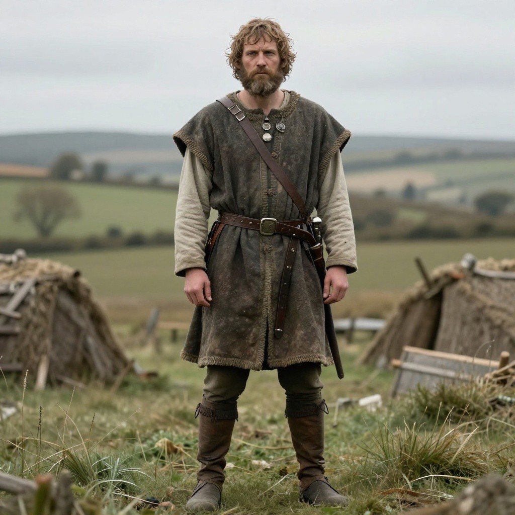 Portrait reconstruction of A man buried in United Kingdom in the  era