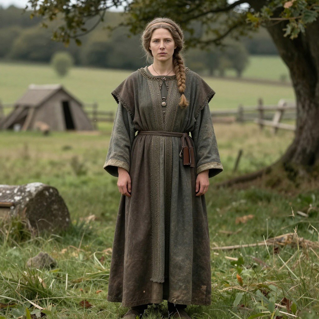 Portrait reconstruction of A woman buried in United Kingdom in the  era